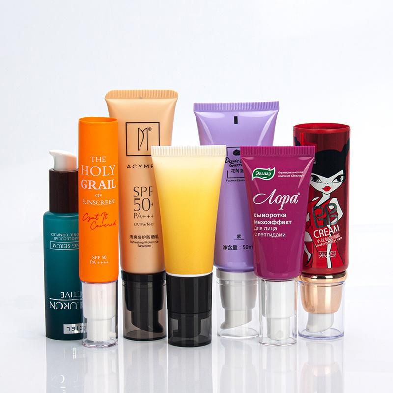 High Quality Body Lotion Plastic Soft Cosmetic Squeeze Packaging Tube