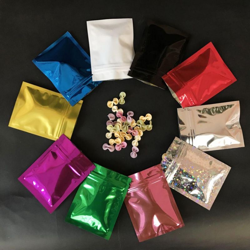 Plastic Bags/Stand up Pouches Food Grade with Zipper and Tear Notches/Clear Windows