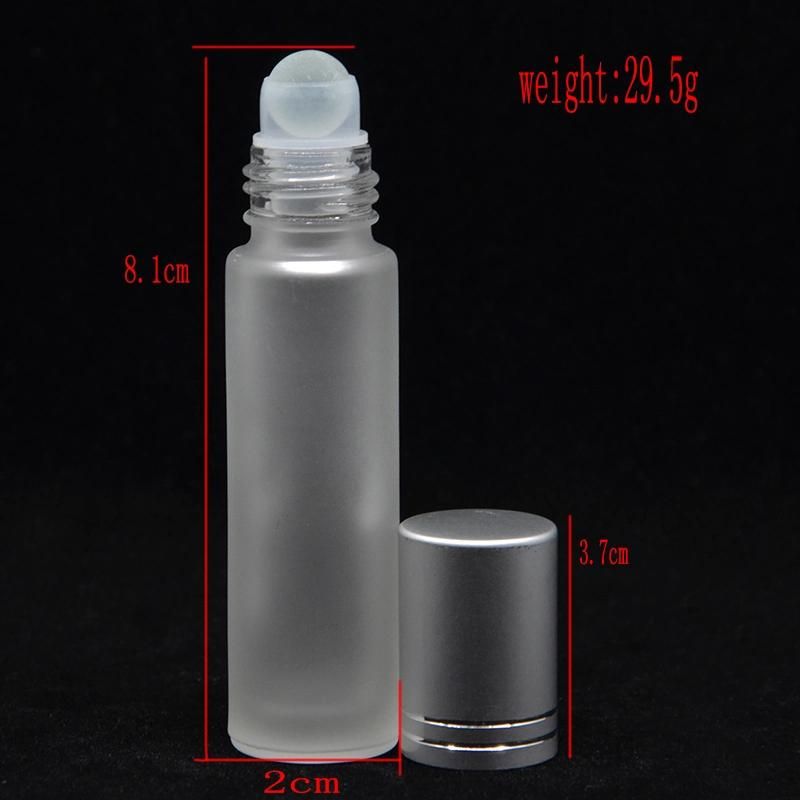 10ml Thick Amber Glass Roll Essential Oil Empty Stainless Glass