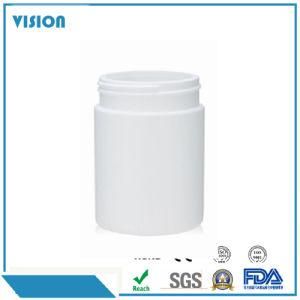 8oz White Plastic HDPE Chemical Plastic Bottle with Plastic Cap