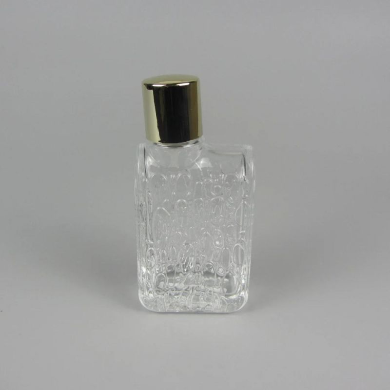 Clear Diamond Shape Glass 100ml Perfume Bottle with Your Logo