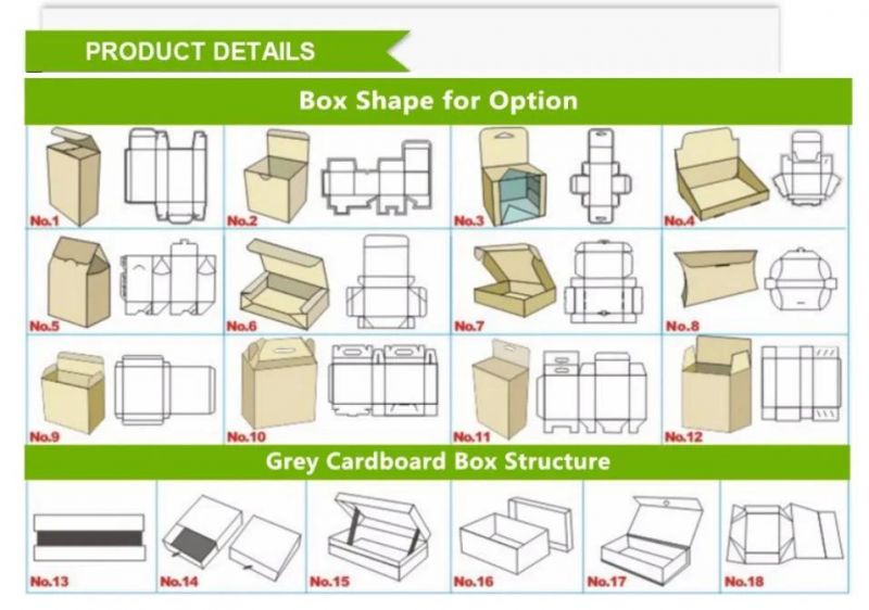 Custom Disposable Hamburger Food Packaging White Cardboard Paper Box