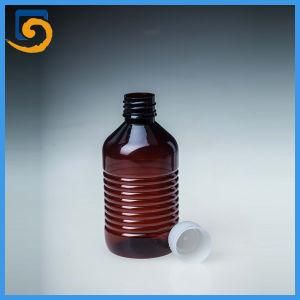 250ml Pharmaceutical Amber Pet Plastic Oral Liquids Bottle for Sale (New Design)