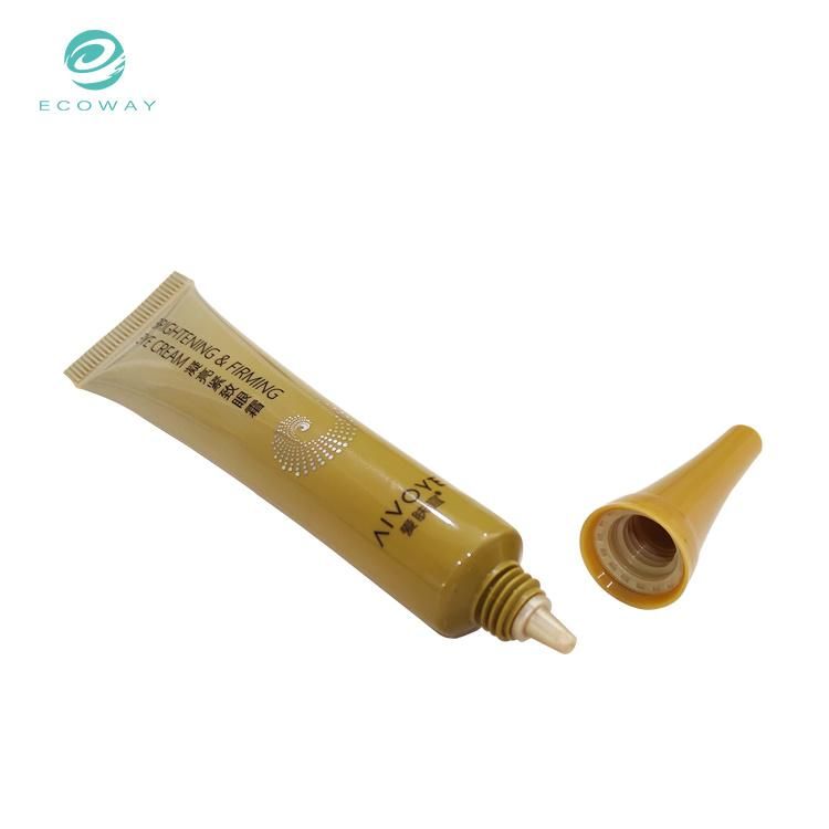 Skincare Eye Cream Packaging Plastic Cosmetics with Long Nozzle Tube