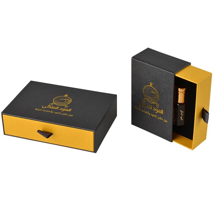 Custom Luxury Cosmetic Perfume Drawer Gift Paper Box Cardboard Packaging Box