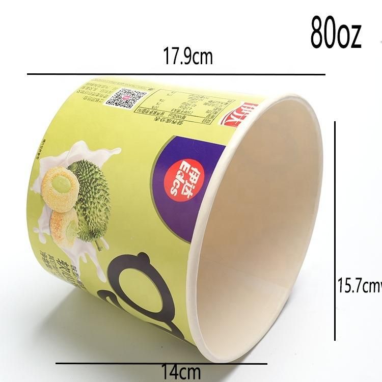 Middle East Single Sided Coated Paper Disposable Cup Popcorn Bucket