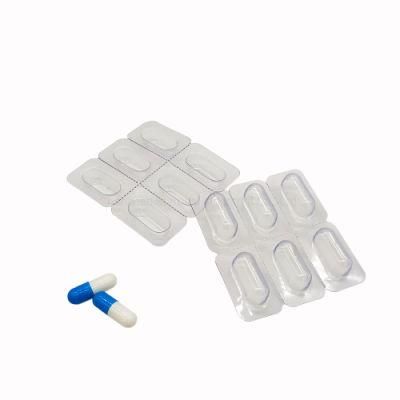 Clear Plastic Pack 6 Cavity Size 00 Capsule Blister