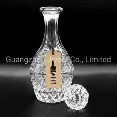 750ml Whisky Glass Bottle Luxurious Alcohol Spirit Whisky Drinking Bottle