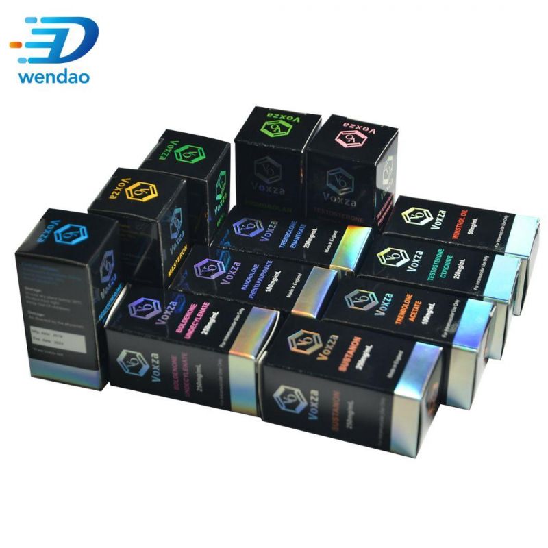 Recycled Custom Paper Steroids Oil Packaging Box with Logo