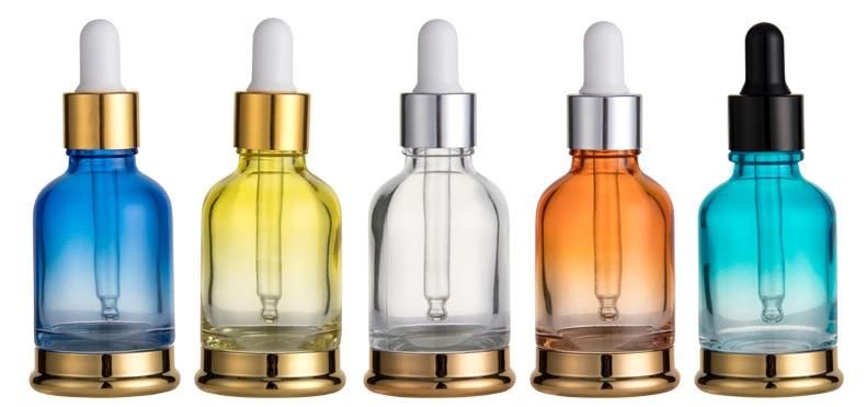 30ml Painting Cosmetic Glass Bottle Essential Oil Bottle Lotion Hyaluronic Acid Dropper Bottle