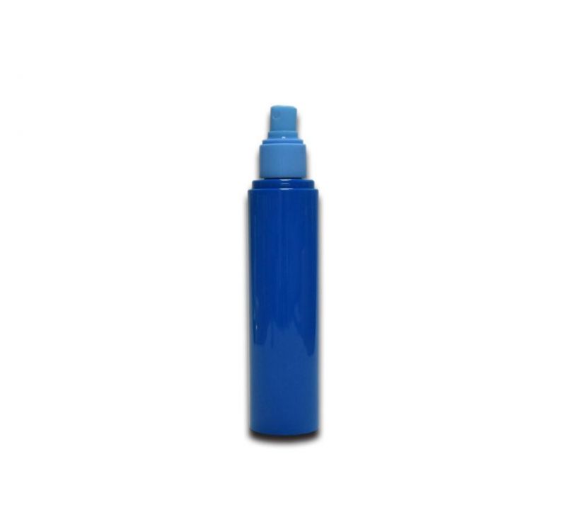 Blue 100ml Pet Spray Bottle Sunscreen Mist Facial Toner Spray Bottle Plastic Packaging Cosmetic Container Skin Care Packaging