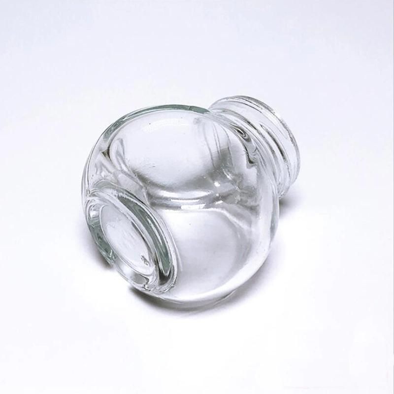 380ml 480ml Clear Round Glass Storage Jar Storage Jars