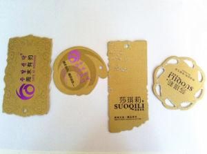 Golden Printing Paper Cards for Dress