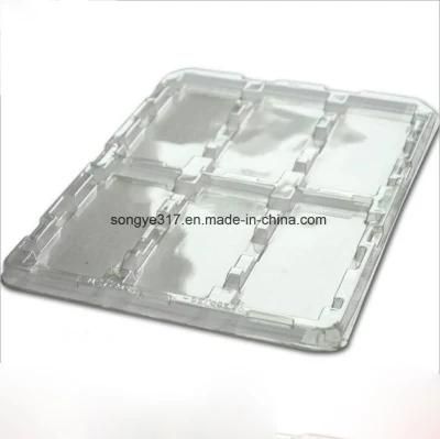 LED Transparent Rectangular Plastic Packing Tray