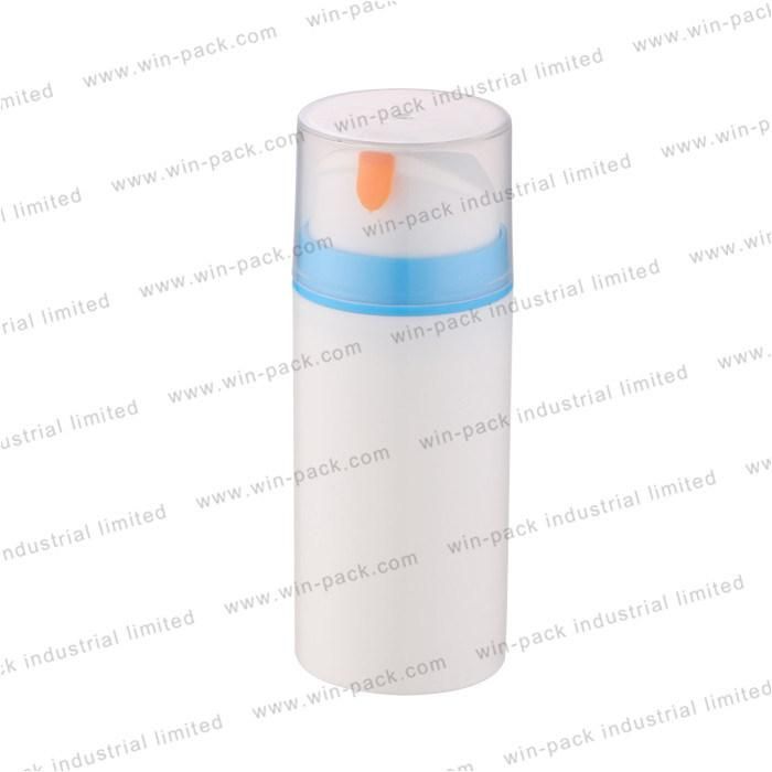 Sample Freely Eco Friendly 150ml PP Airless Cosmetic Pump Bottles Color Customized Airless Cosmetic Packaging Pump Bottles Wholesale 50ml