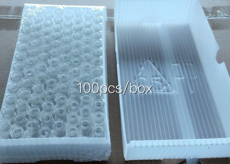 Customized 2ml Clear Neutral Pharmaceutical Crimp Tubular Glass Vial with Caps