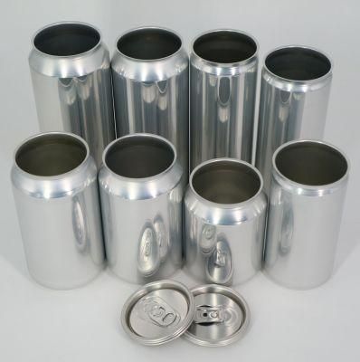 200ml 250ml 330ml 355ml 473ml 500ml Aluminium Cans for Beer Juice Soda Carbonated Drinks