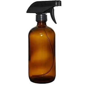 Empty Amber 8 Oz16 Oz Glass Spray Bottles Container for Essential Oils Cleaning Products with Trigger Sprayer Leak Proof Cap