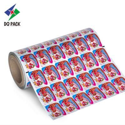 Wholesale Customized Printing Bubble Tea Lid Sealing Plastic Film Cup Sealing Film Rolls