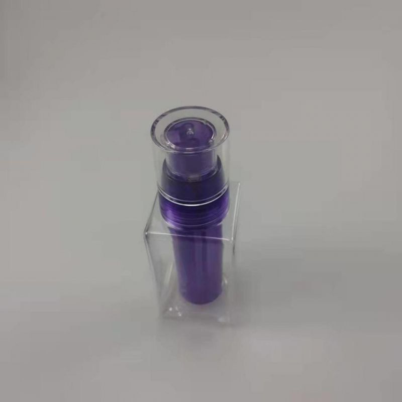 Custom Square Double Tube Bottle Mixed Emulsion Double Pump Core Pressing Essence Bottle