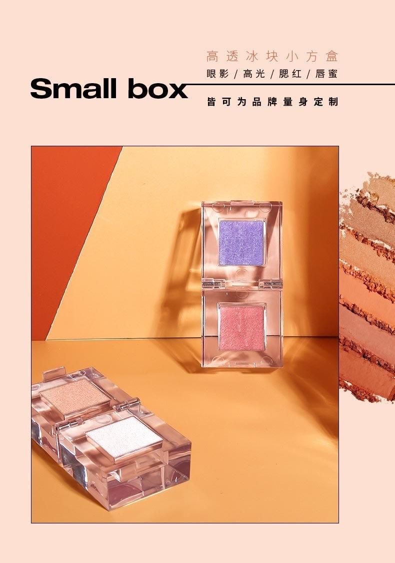 High Permeable Blush Box Fashion Face Powder Packaging Empty Square Air Cushion Compact Powder Case Have Stock