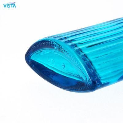 100ml Spray Blue Perfume High Flint Glass Bottle