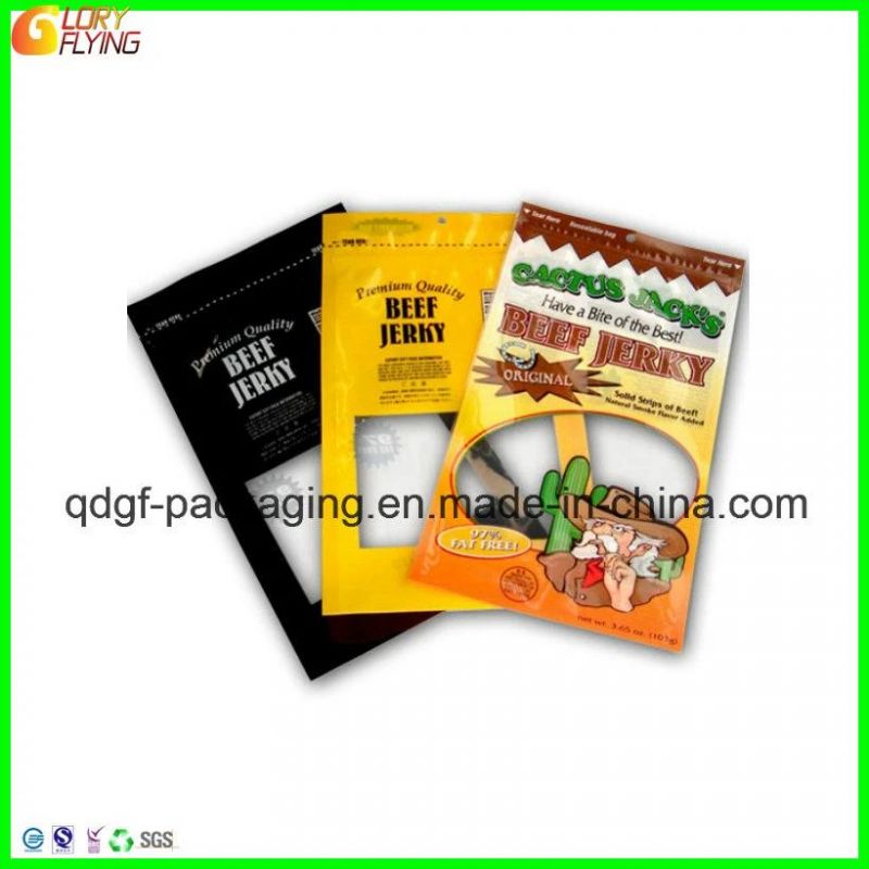 Plastic Food Packaging Bags with Zipper and Aluminum Foil for Protein Packaging