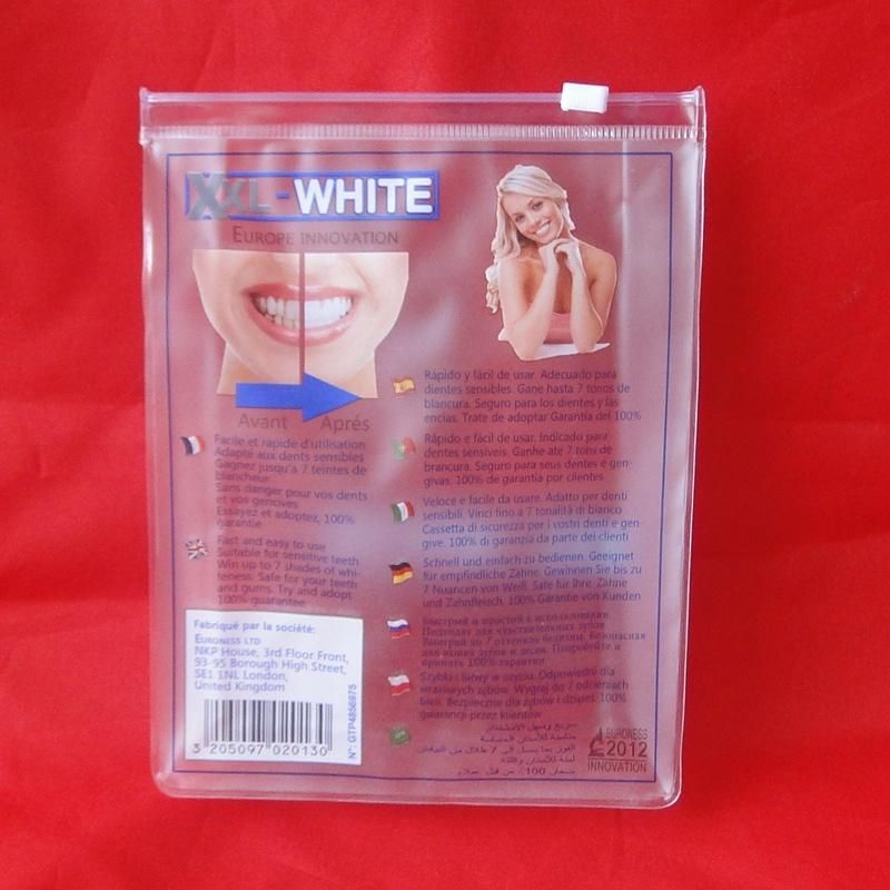 Custom Printed PVC Zip Lock Transparent Plastic Bag