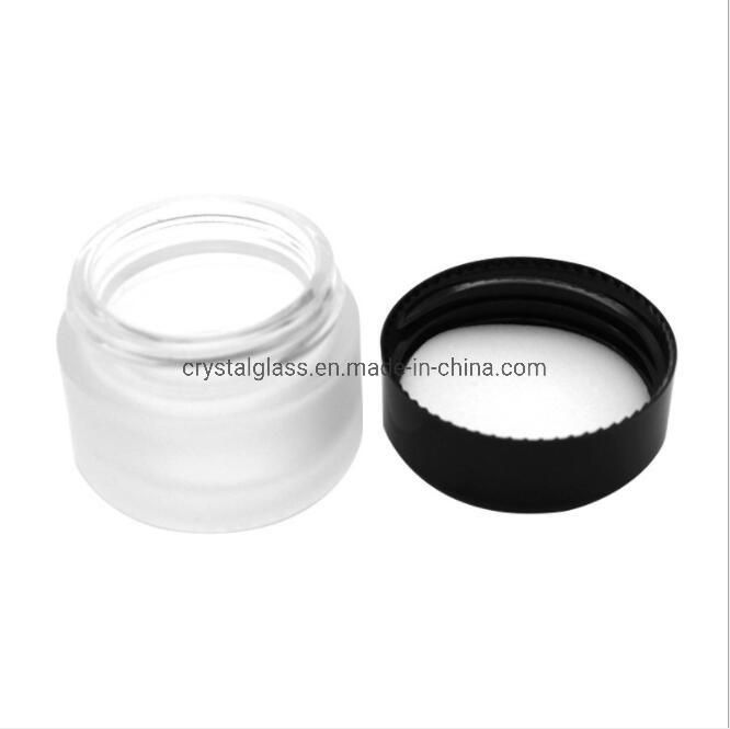 30ml Color Customized Spray Glass Bottle Cosmetic Cream Lotion Foundation with Plastic Lids 1oz