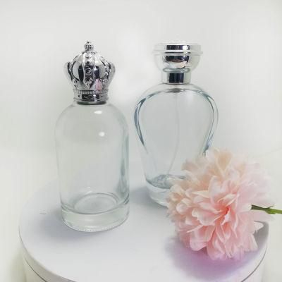 High Quality Cosmetics 50ml, 100ml Perfume Clear Glass Spray Bottle Cosmetic Packaging