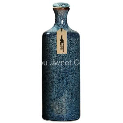Clay Wine Decanter Custom Color Glazing Ceramic Liquor Tequila Bottle
