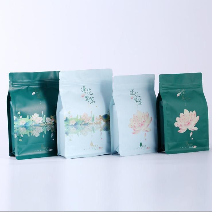 Aluminum Foil Food Packaging Stand up Pouch for Tea