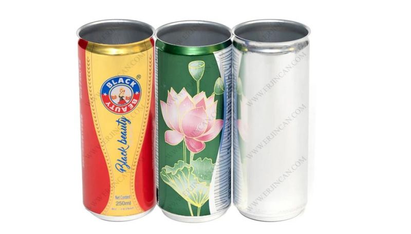 Slim 250ml Cans with Can Ends