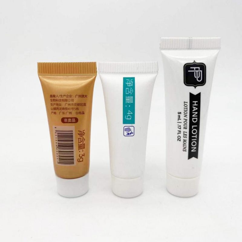 Plastic Soft Touch Cosmetic Tube Packaging for Hotel Amenities