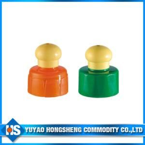 Push Pull Round Top Plastic Water Bottle Cap