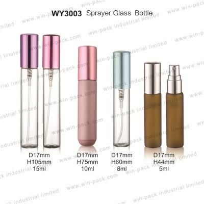 Wholesale Clear Perfume Essential Oil Sprayer Glass Bottle with Round Bottom