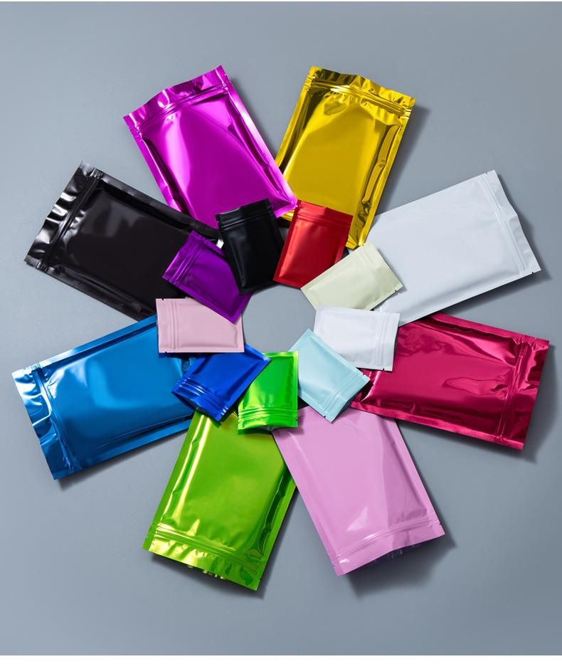 Digital Printing Colorful Al Foil Zipper Bag Stand up Food Packaging Bag