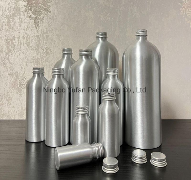 Aluminum Bottle with Treatment Pump