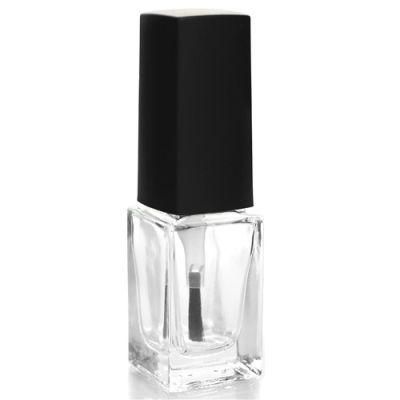 PP Plastic Square Transparent Nail Polish Bottles