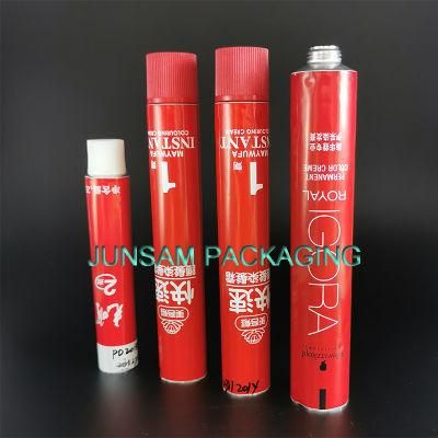 Aluminum Folding Tube Soft Empty Metal Collapsible Cosmetic Cream Hand Lotion Lip Balm