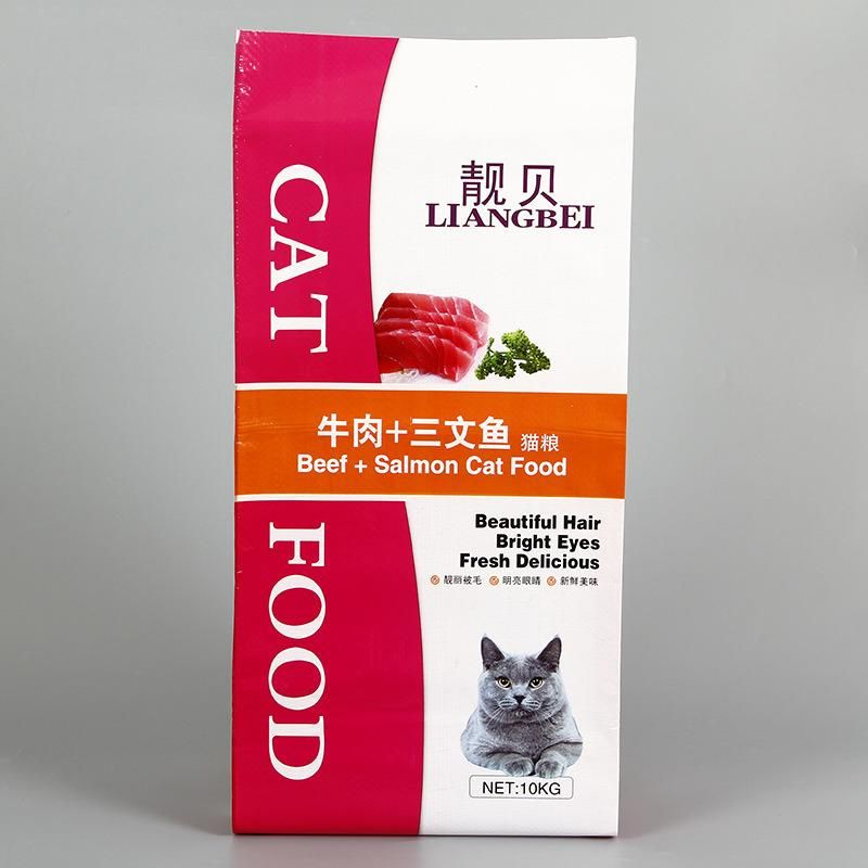 High Quality 6L Recyclable BOPP Laminated PP Woven Plastic Cat Litter Bag