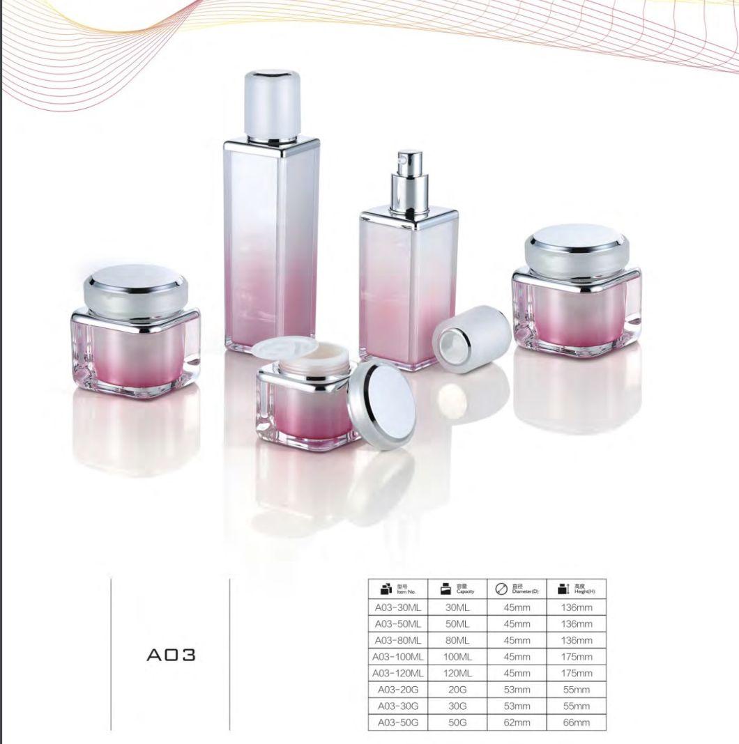 Glass Cosmetic Packing Bottles Sets for Latex Essential Oil Attar with Dropper or Pump Cosmetic Packaging Have Stock