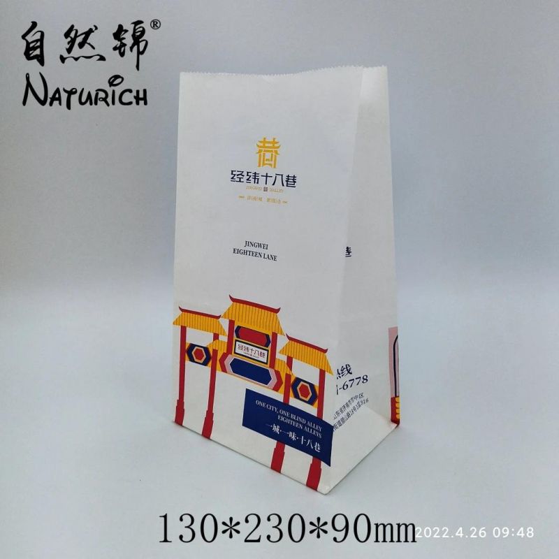 Toast Bag with Clear Window Paper Bag Plastic Bag