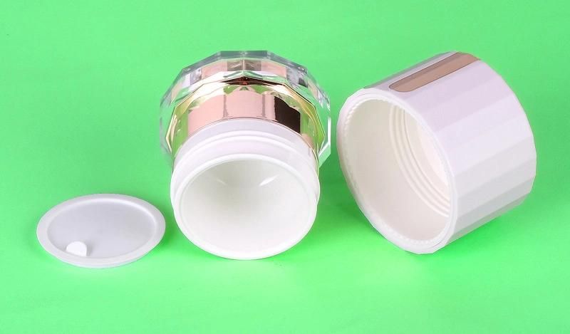 50g High Quality Round Plastic Jar Container Skin Care Cosmetic Cream Jar Plastic Jars with Lid