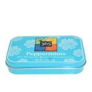 Custom Rectangular Candy Mint Tin Box with Hinge--Nc2801