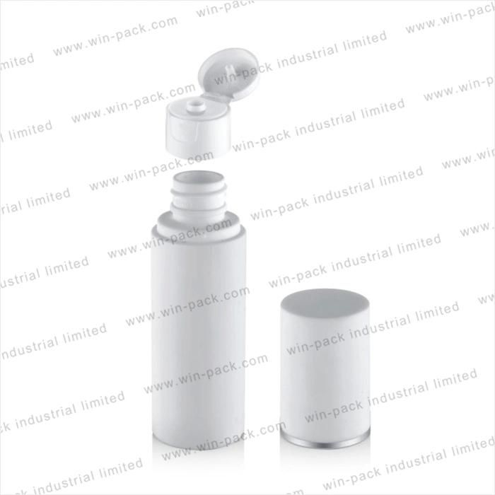 Empty Custom White Plastic Cosmetic Bottle for Cream Packaging with Screw Cap 50ml