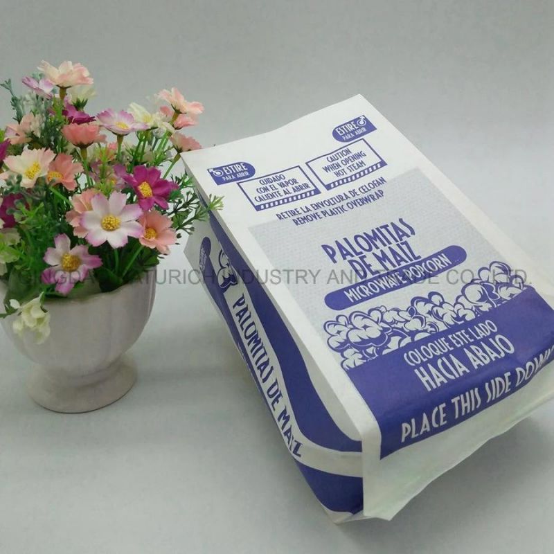 Custom Popcorn Packaging Paper Bag Microwave Popcorn Bag