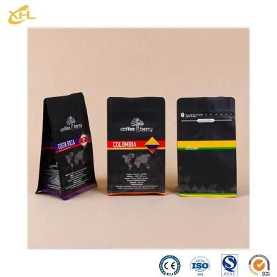 Xiaohuli Package China Eco Friendly Chocolate Packaging Factory 3 Side Seal Tea Packaging Bag for Snack Packaging