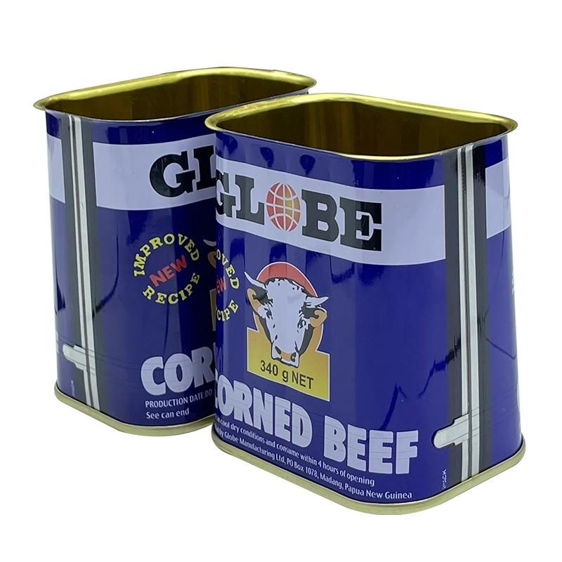 701# Empty Corned Beef Rectangular Can