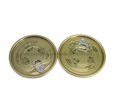 Tinplate Eoe Easy Open Lid for Food Can End Easy Open Lid